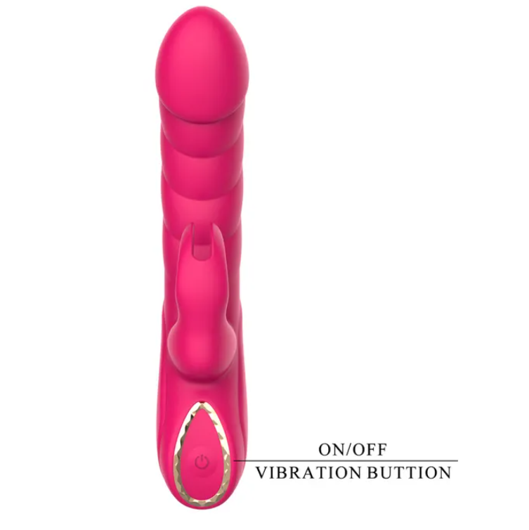 Party Up Monica - USB Rechargeable Rabbit Vibrator -Pink