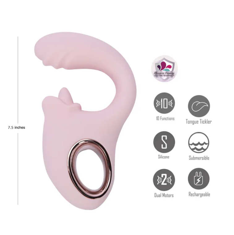 Maia Jaylee Dual Motor G Spot Vibrator - Pink