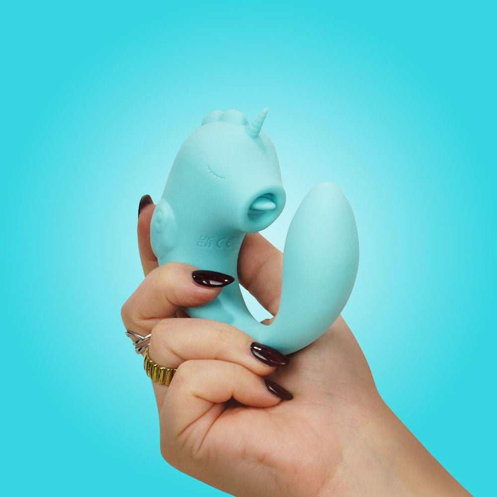 Unihorn - C Horse Dual Unicorn Vibrator - Ocean Peak