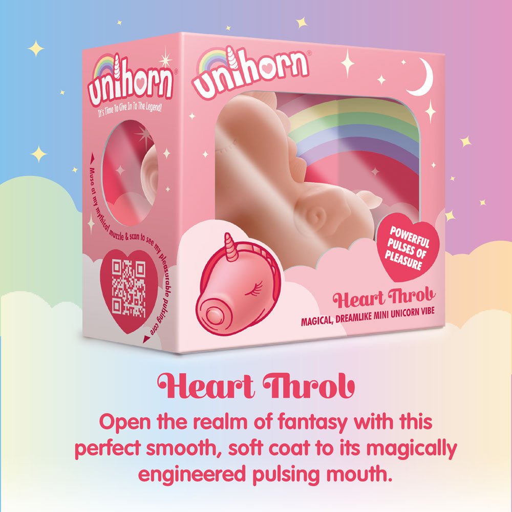 Unihorn - Heart Throb - Yellow Pulsating Stimulator
