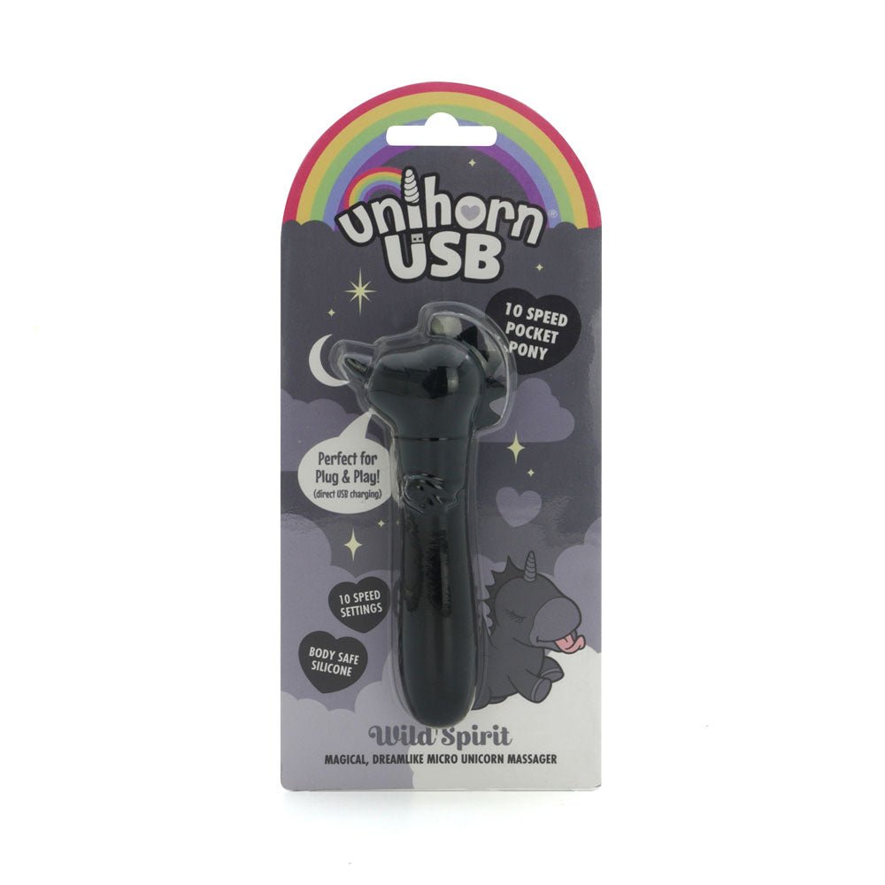 Unihorn - Wild Spirit Bullet Vibrator - Black