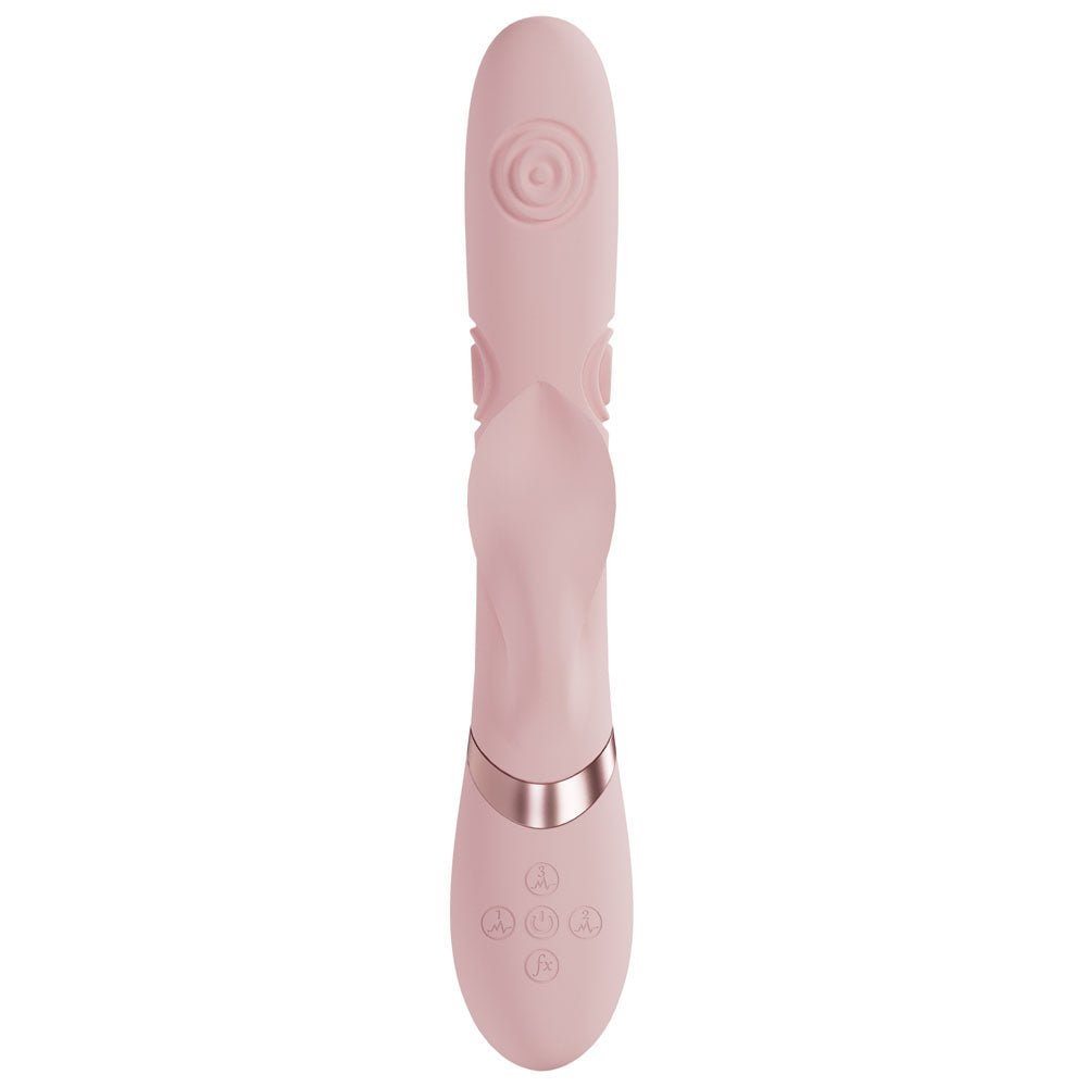 Vive Fronda Tapping Rabbit Vibrator - Pink