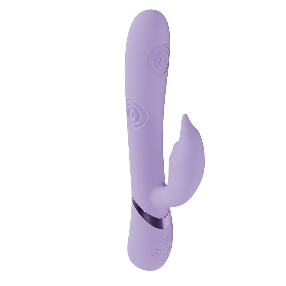 Vive Pallina Tapping Rabbit Vibrator - Purple