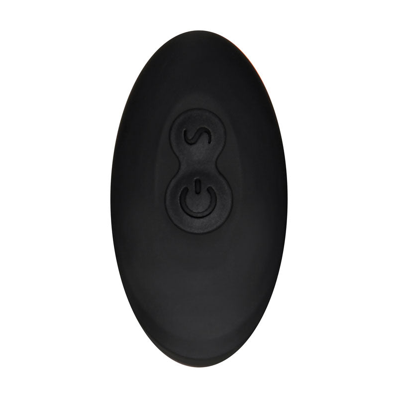 Zero Tolerance Strapped & Tapped - Black Heating Anal Plug with Cock Ring