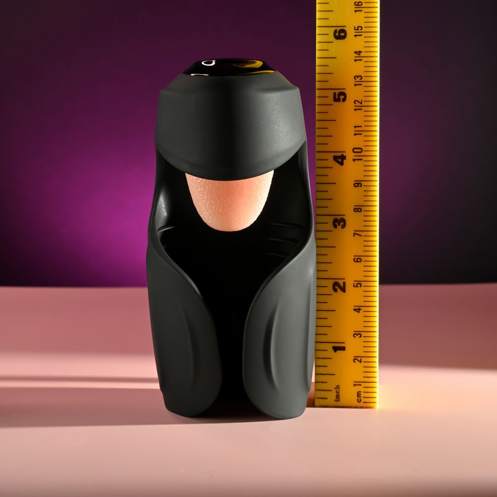 Zero Tolerance Lick The Tip - Vibrating & Flicking Masturbator  - Black