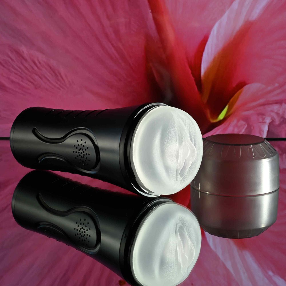 Zero Tolerance Hold Tight - Vibrating Vagina Stroker - Clear