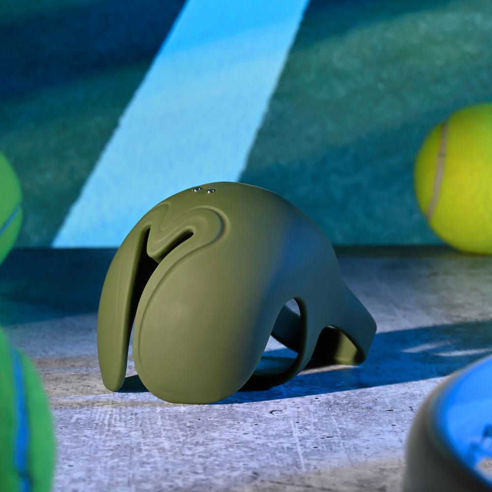 Zero Tolerance Nutty Buddy - Vibrating Cock  & Balls Ring - Olive Green