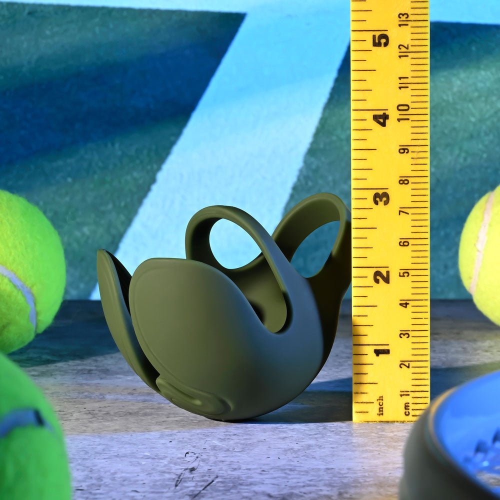 Zero Tolerance Nutty Buddy - Vibrating Cock  & Balls Ring - Olive Green