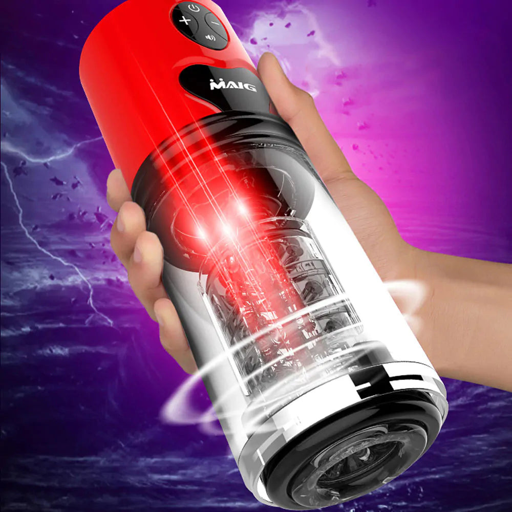 MAIG Pro Automatic Telescopic Stroker Cup — Hands-Free Vibrating Massager
