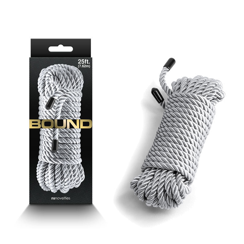 Bound 7.6mtr Silver Bondage Rope