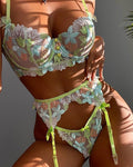 Be His Dream Bride Tonight – 3 Piece Set with Garter Belt & Panty