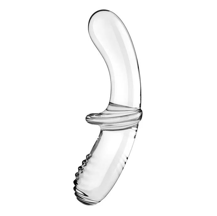 Satisfyer Double Crystal Glass Dildo - Clear