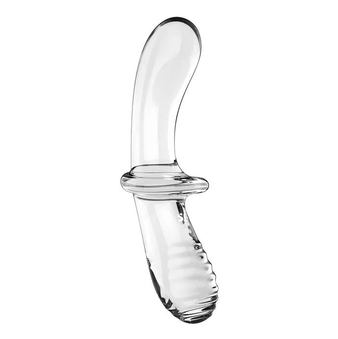 Satisfyer Double Crystal Glass Dildo - Clear
