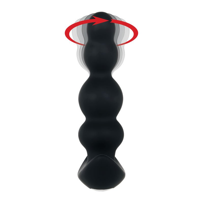 Evolved Bump N Groove - Black - Butt Plug with Wireless Remote
