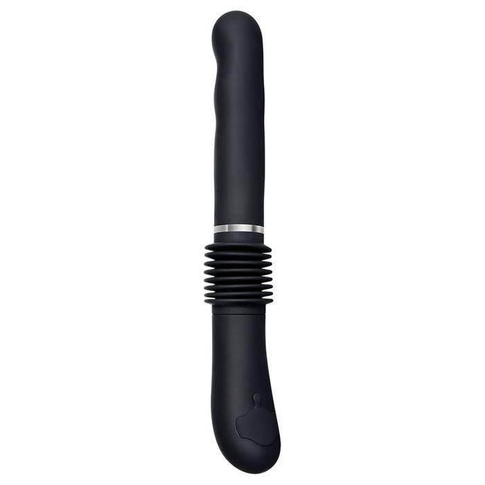 Evolved G-Force Black Thrusting Vibrator with Suction Base