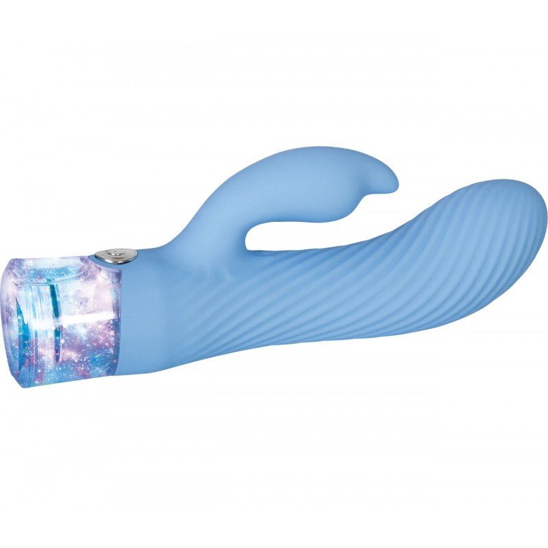 Evolved Glitteriffic Rabbit Vibrator - Blue