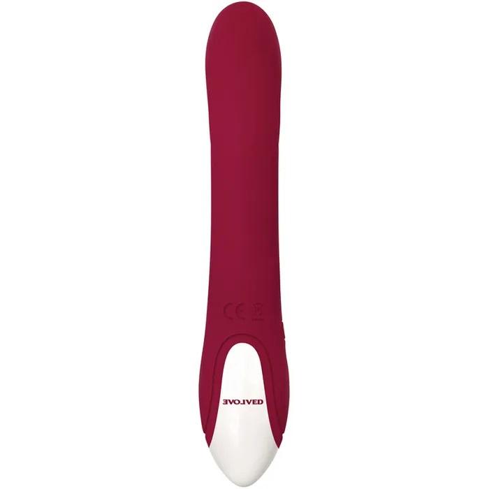 Evolved Inflatable Bunny Rabbit Vibrator - Burgundy
