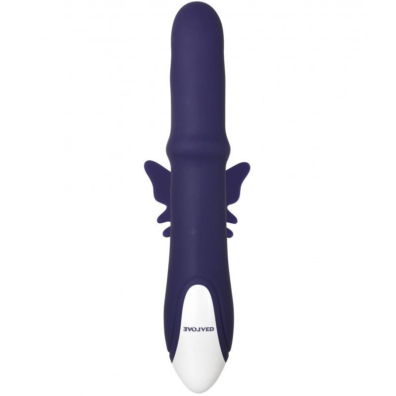 Evolved Put A Ring On it Rabbit Vibrator - Navy Blue