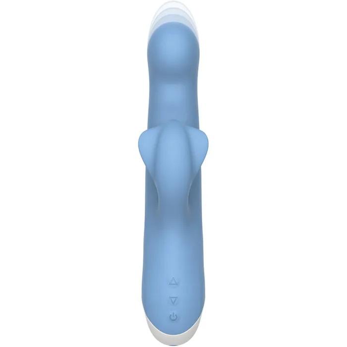 Evolved Thump N Thrust Rabbit Vibrator - Blue