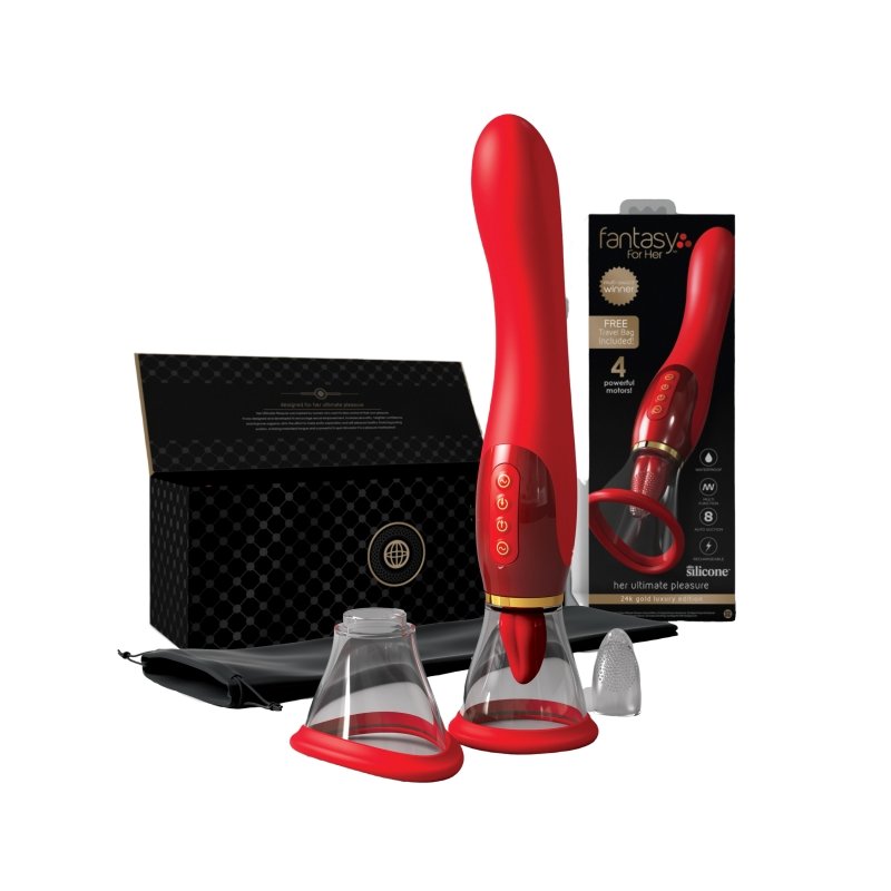 Fantasy For Her - Her Ultimate Pleasure 24K Gold - Licking Sucking Pleasure Pump