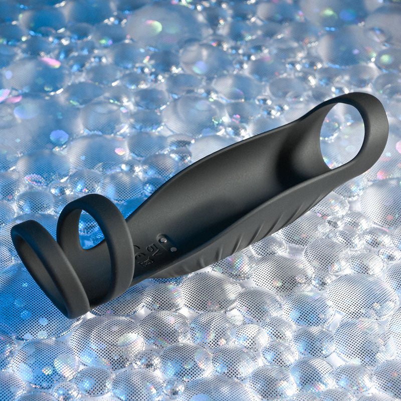 Gender X Rocketeer Vibrating Penis Sleeve - Black