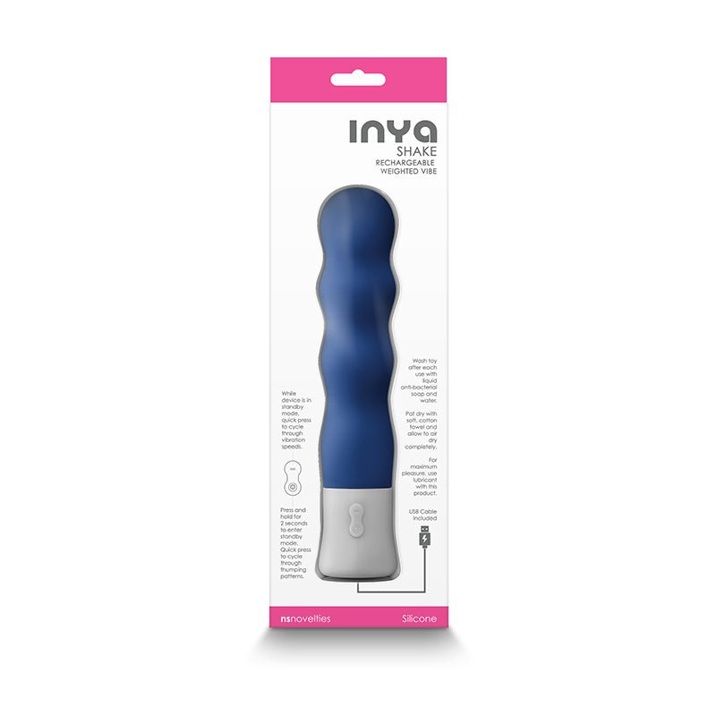 InYa Shake - Blue - Rumbling & Thumping Vibrator