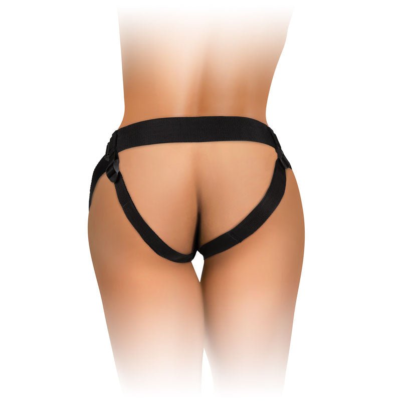 King Cock Elite Beginner's Body Dock Strap-On Black Harness