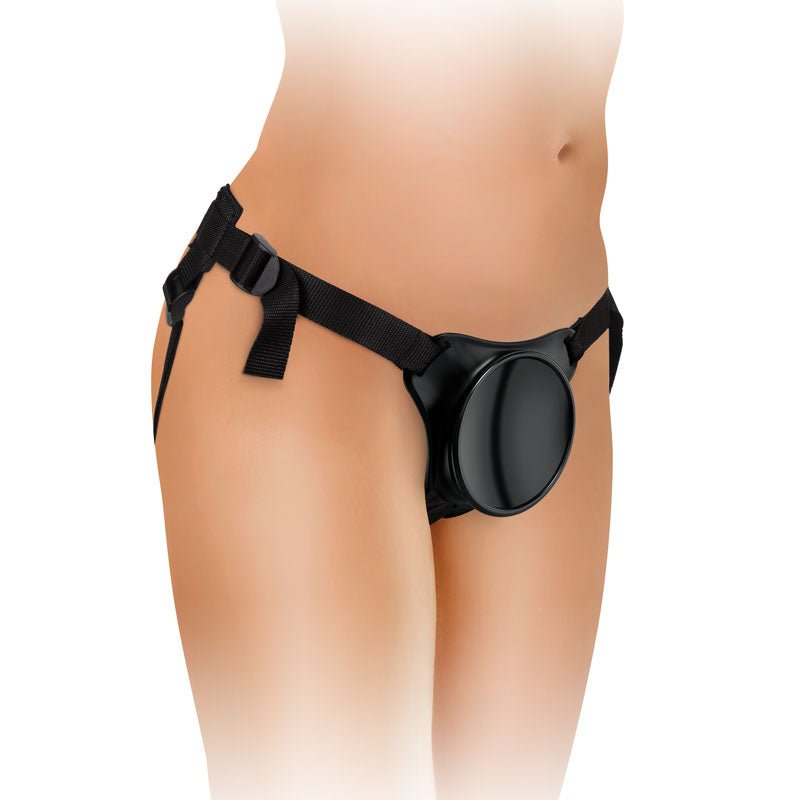 King Cock Elite Beginner's Body Dock Strap-On Black Harness