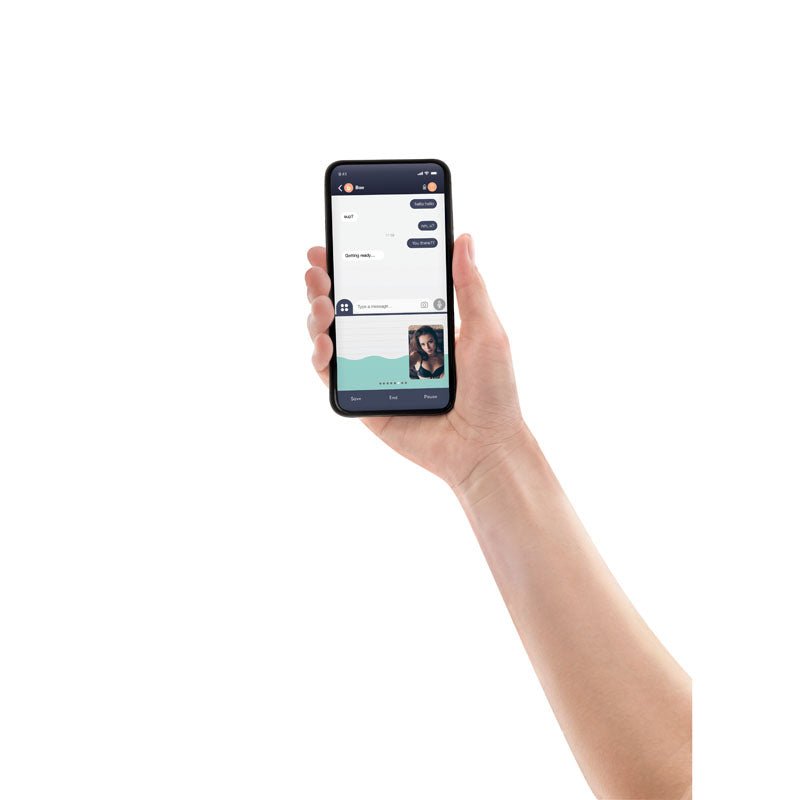 Love Distance Span Black Panty Vibe App Control