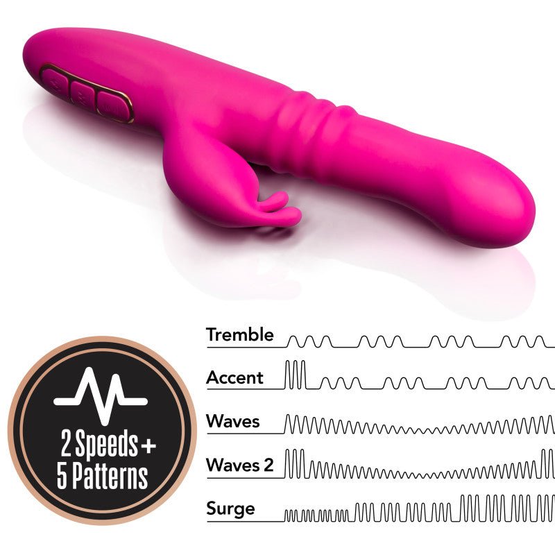 Lush Kira Thrusting Rabbit Vibrator - Pink