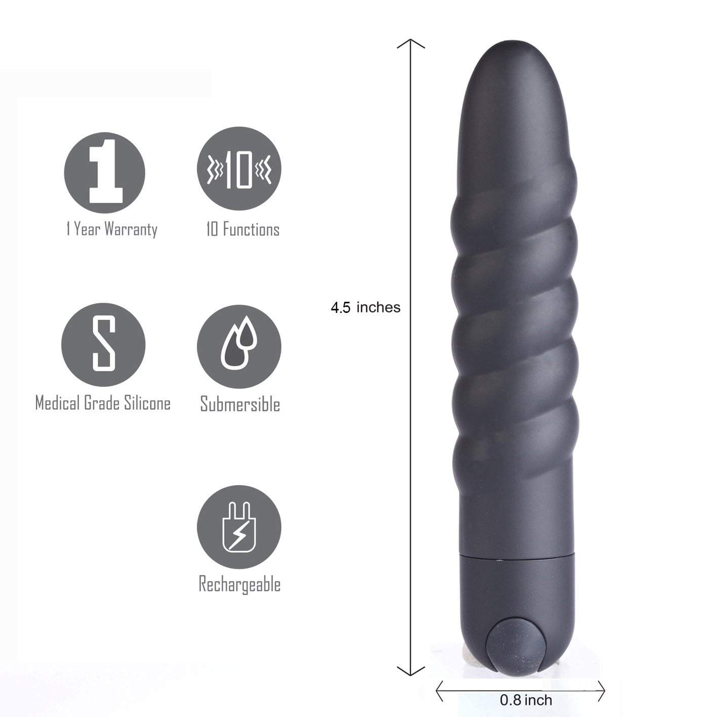 Maia Lola - Black Vibrator