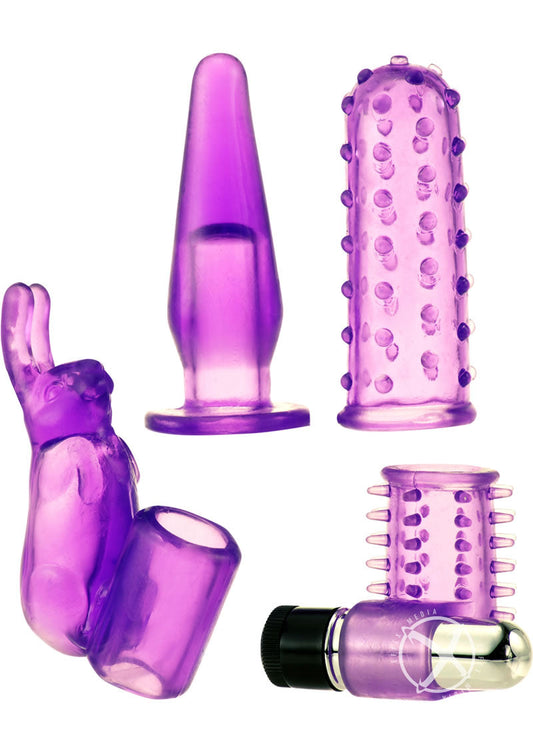 ME YOU US 4play Couples Kit with Bullet and Sleeves