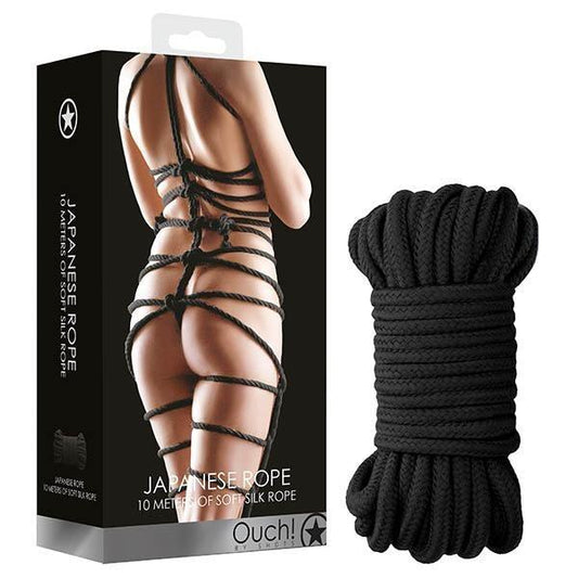 Ouch! Japanese Rope - Black - 10 metre Length