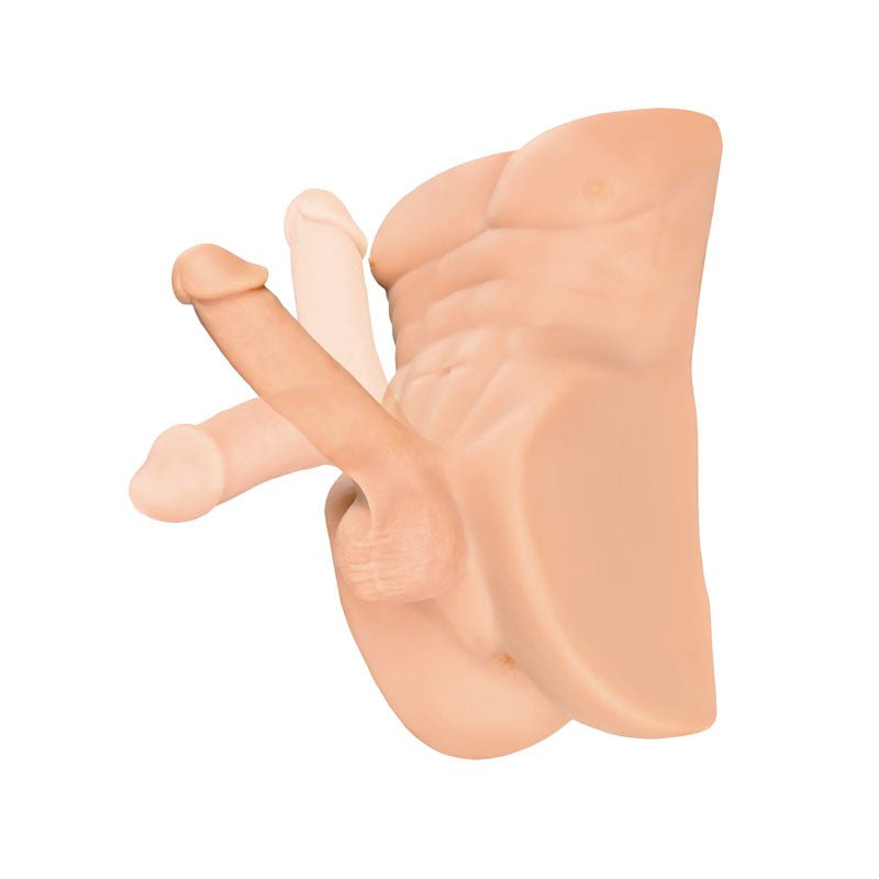 PDX Plus Perfect Ride - Light - Male Torso with Poseable 6" Cock
