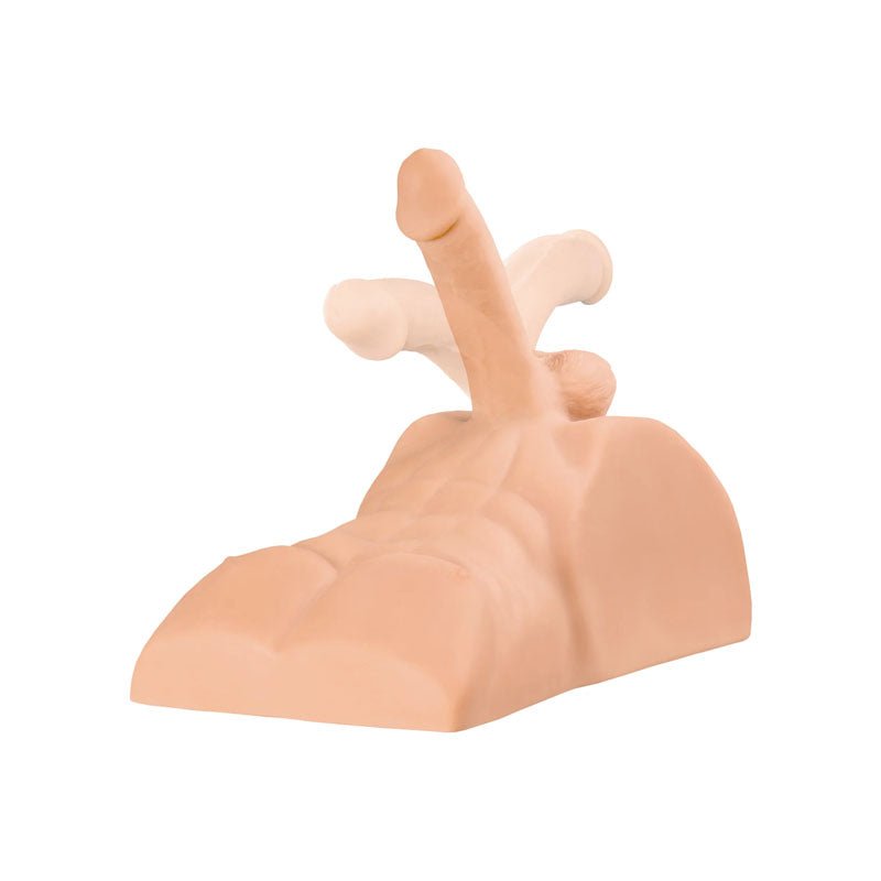 PDX Plus Perfect Ride - Light - Male Torso with Poseable 6" Cock