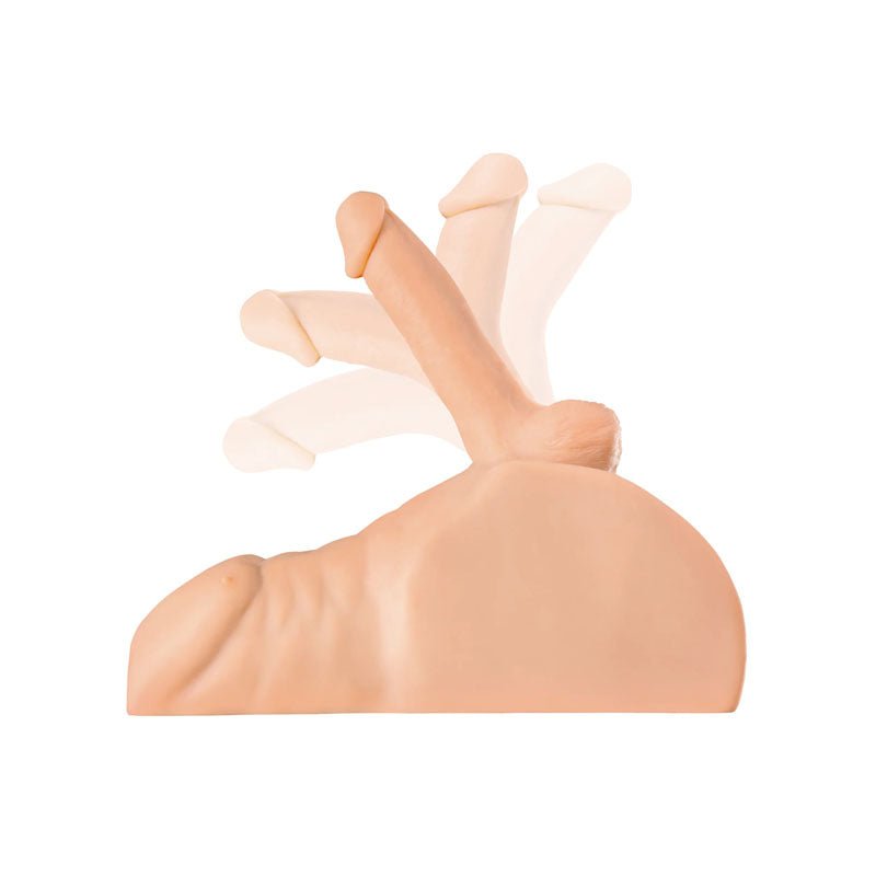 PDX Plus Perfect Ride - Light - Male Torso with Poseable 6" Cock