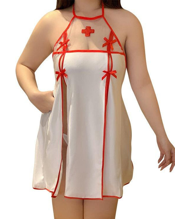 Give Him Your Most Urgent Care – 2 Piece Set with Panty