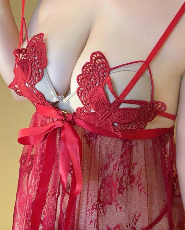 Tug His Heartstrings With Every Curve – 2 Piece Set with Panty