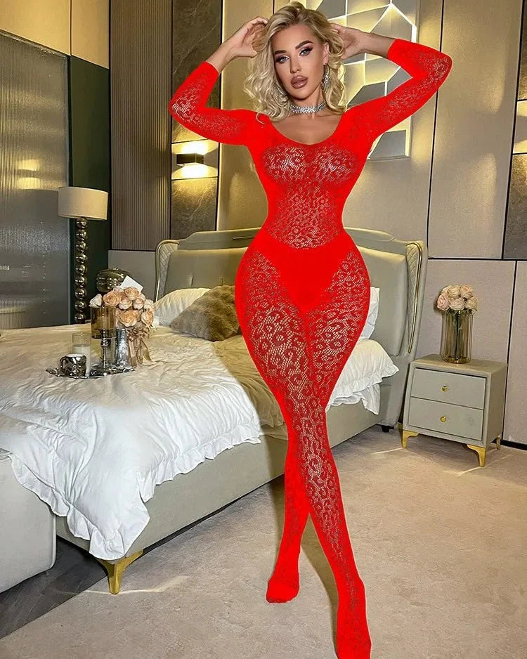 Prowl Straight Into His Fantasy – Full-Body Bodystocking