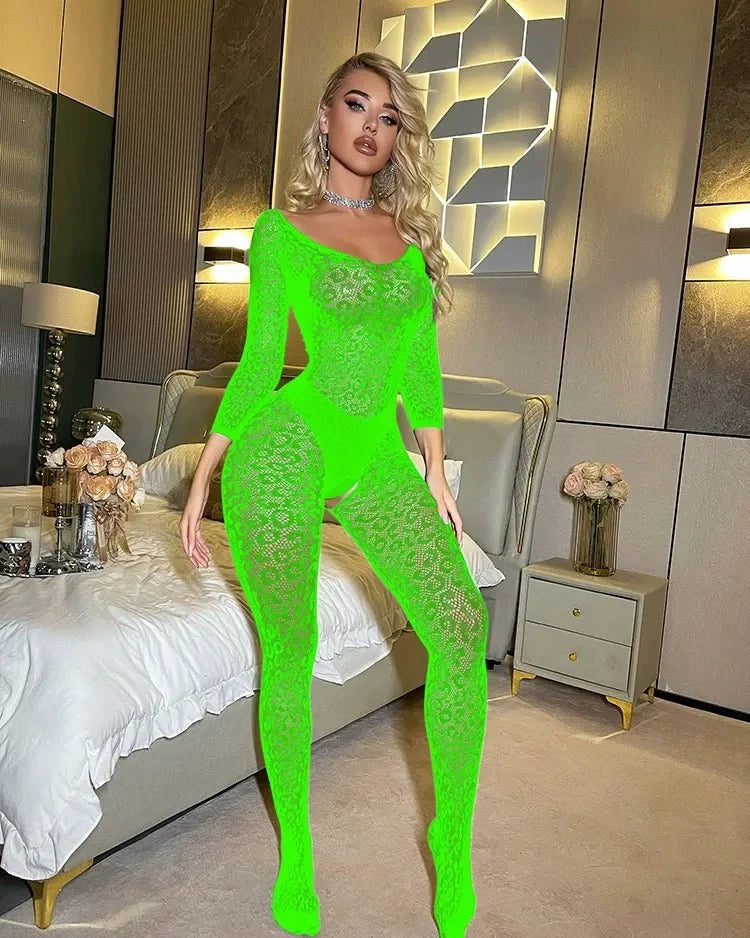 Prowl Straight Into His Fantasy – Full-Body Bodystocking