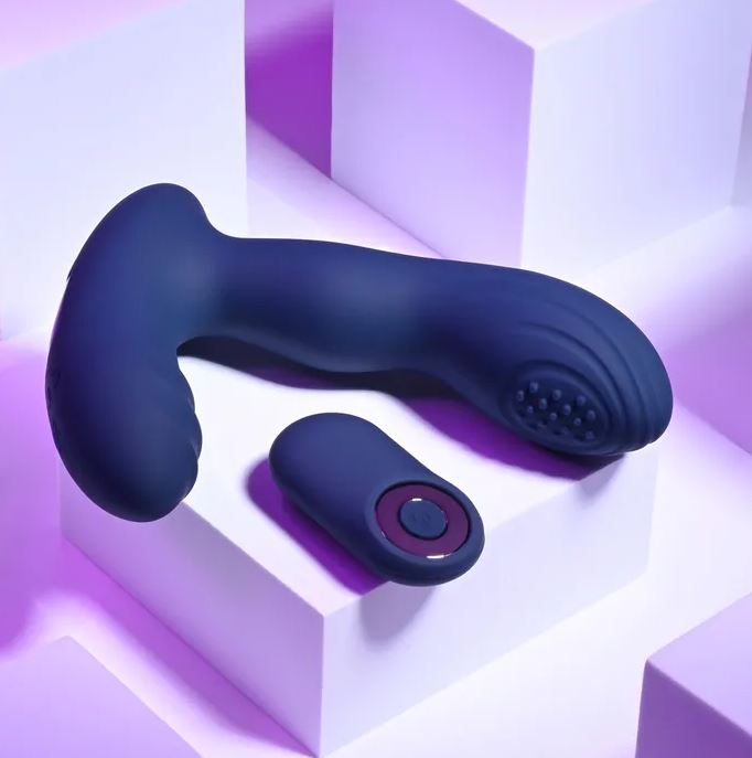 Playboy Pleasure Pleaser - Vibrating Prostate Massager with Remote Control