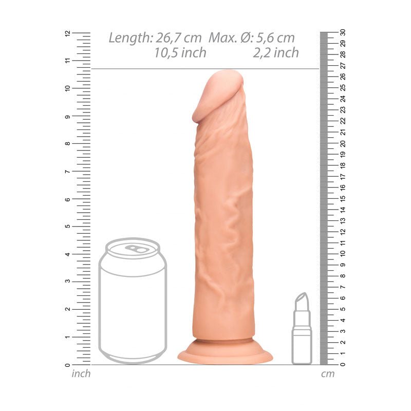 RealRock 10 Inch Realistic Flesh Dildo