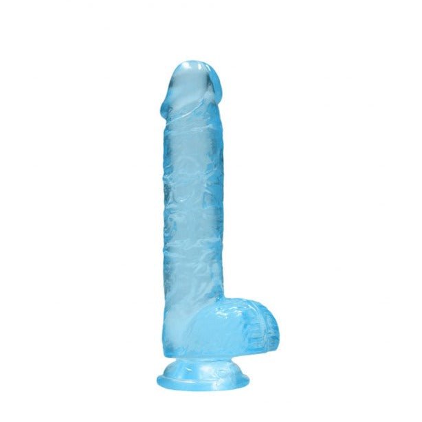 RealRock 6 Inch Realistic Dildo with Balls - Blue