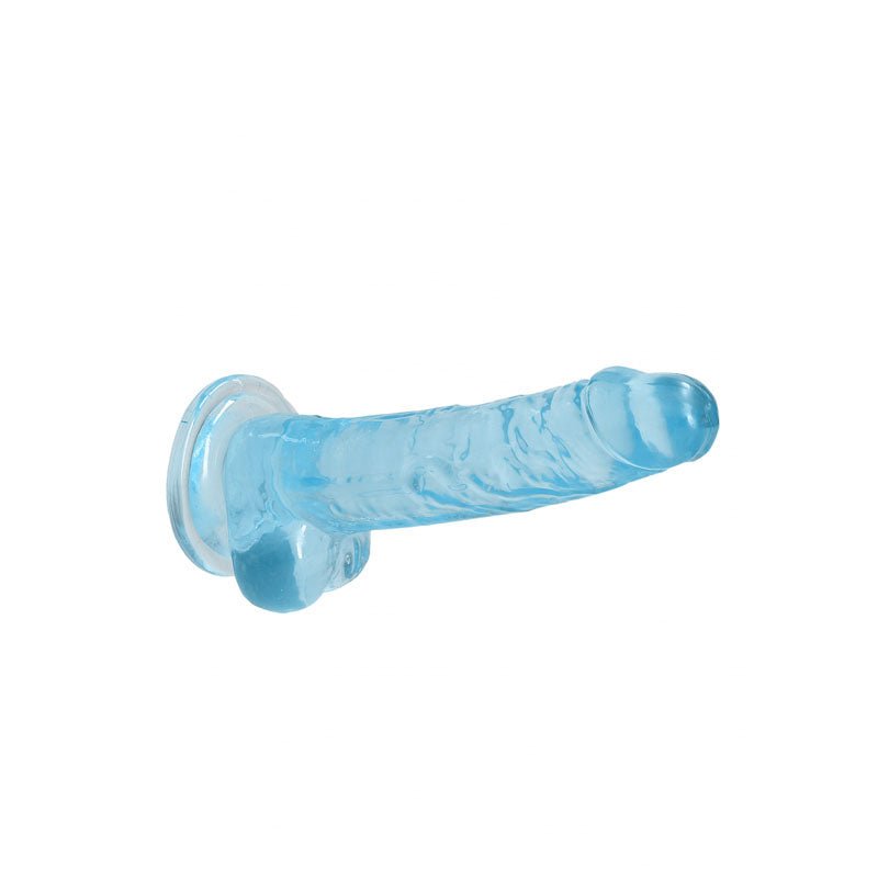 RealRock 7 Inch Realistic Dildo With Balls - Blue