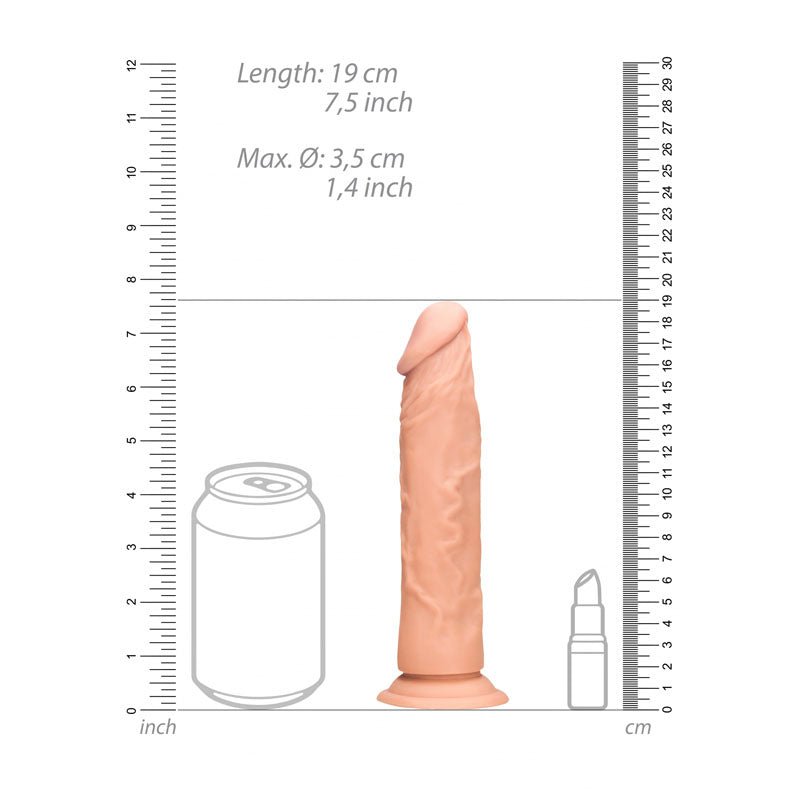 RealRock 7 Inch Realistic Flesh Dildo