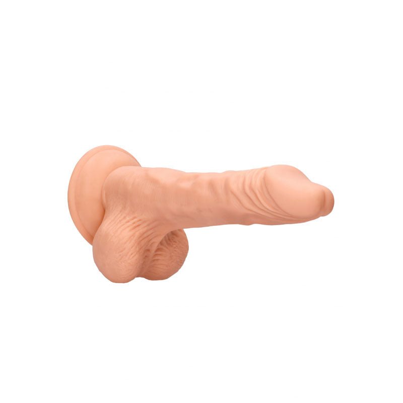 RealRock 8 Inch Realistic Flesh Dong with Balls