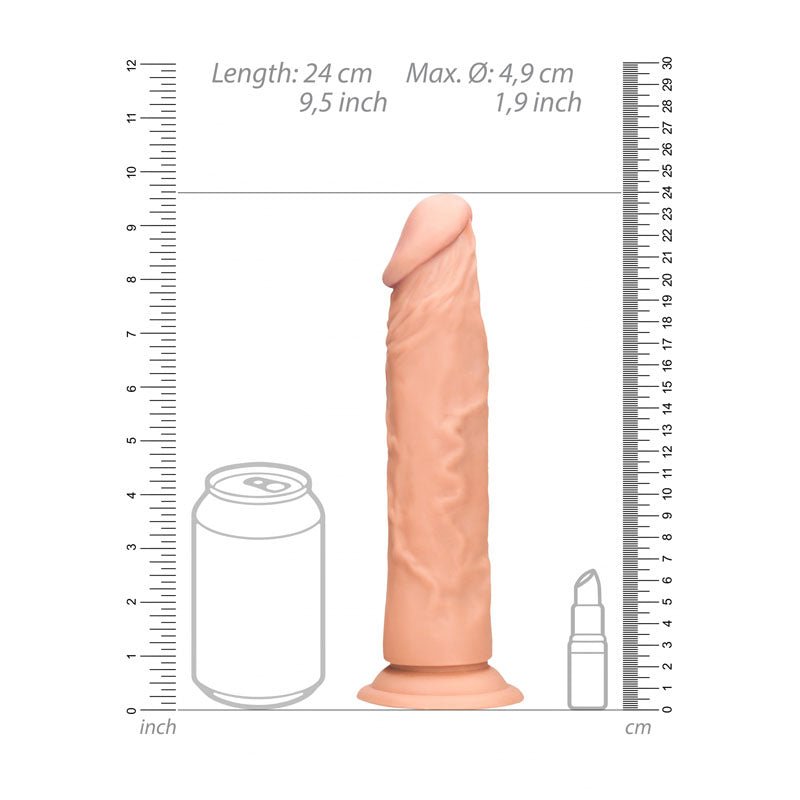 RealRock 9 Inch Realistic Flesh Dildo