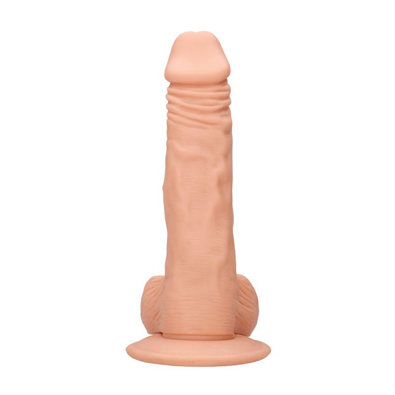 RealRock 9 Inch Realistic Flesh Dong with Balls