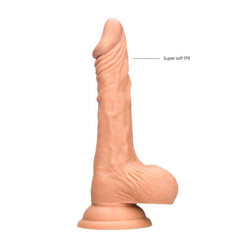 RealRock 9 Inch Realistic Flesh Dong with Balls