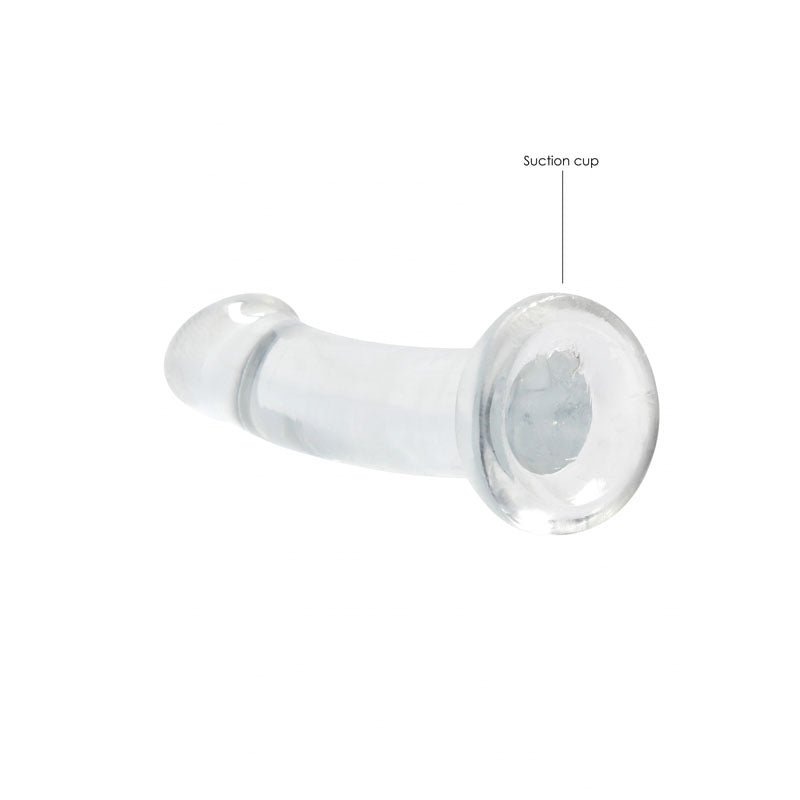 RealRock Non Realistic 7 Inch Dildo with Suction Cup - Clear